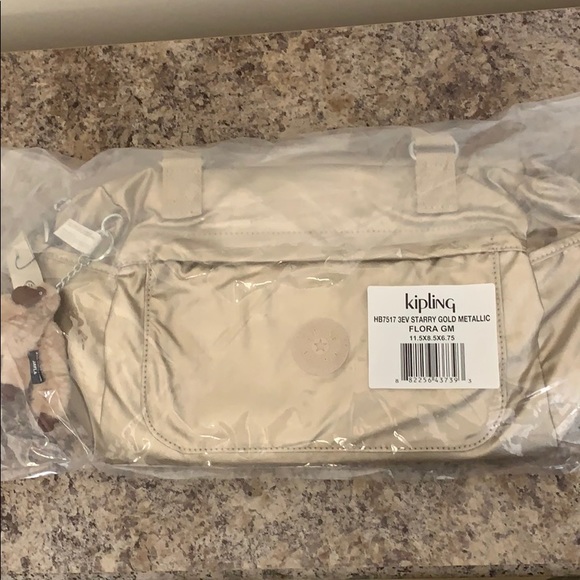 Kipling Gold Box Bag - Picture 9 of 9